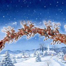 Схема вышивки «По ночному небу»