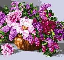 Схема вышивки «букет»