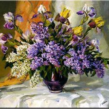 Схема вышивки «букет»