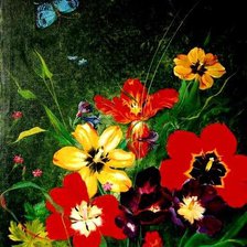 Схема вышивки «букет»