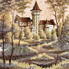 Схема вышивки «Kastély»