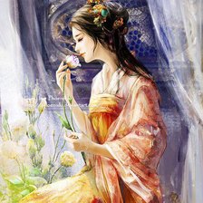 Схема вышивки «Lányka»