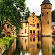 Схема вышивки «особняк»