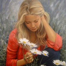 Схема вышивки «lányka»