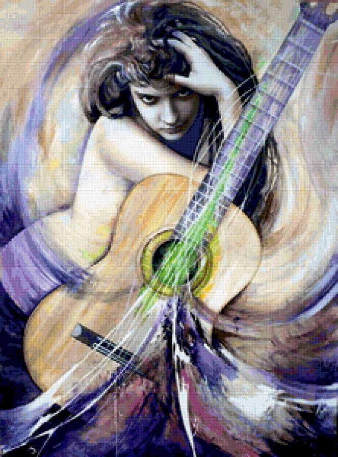 lány gitárral - предпросмотр