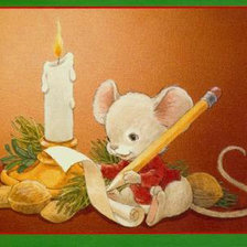 Схема вышивки «мышенок»