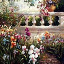 Схема вышивки «цветы»