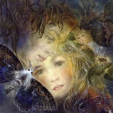 Схема вышивки «КАК ДВЕ БАБОЧКИ»