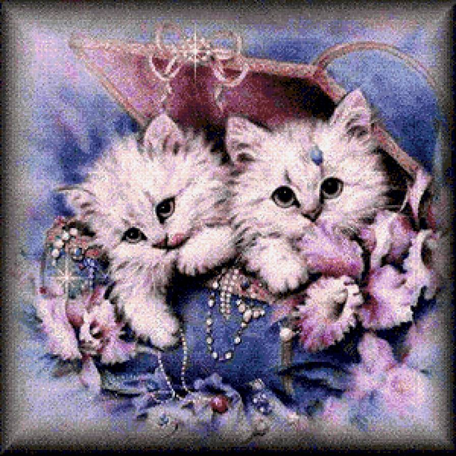 Котята - кошки, кот, домашние животные, кошкa, животные, коты, котенок - предпросмотр