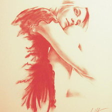 Схема вышивки «девушка»