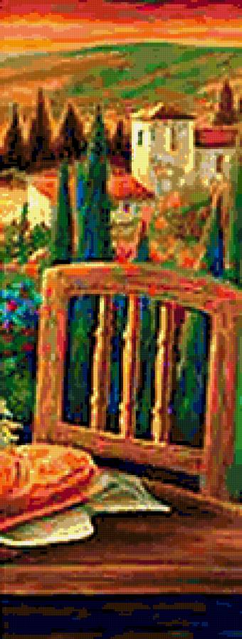 Натюрморт ч.3 - натюрморт, для кухни, триптих, на кухню, фрукты, кухня - предпросмотр