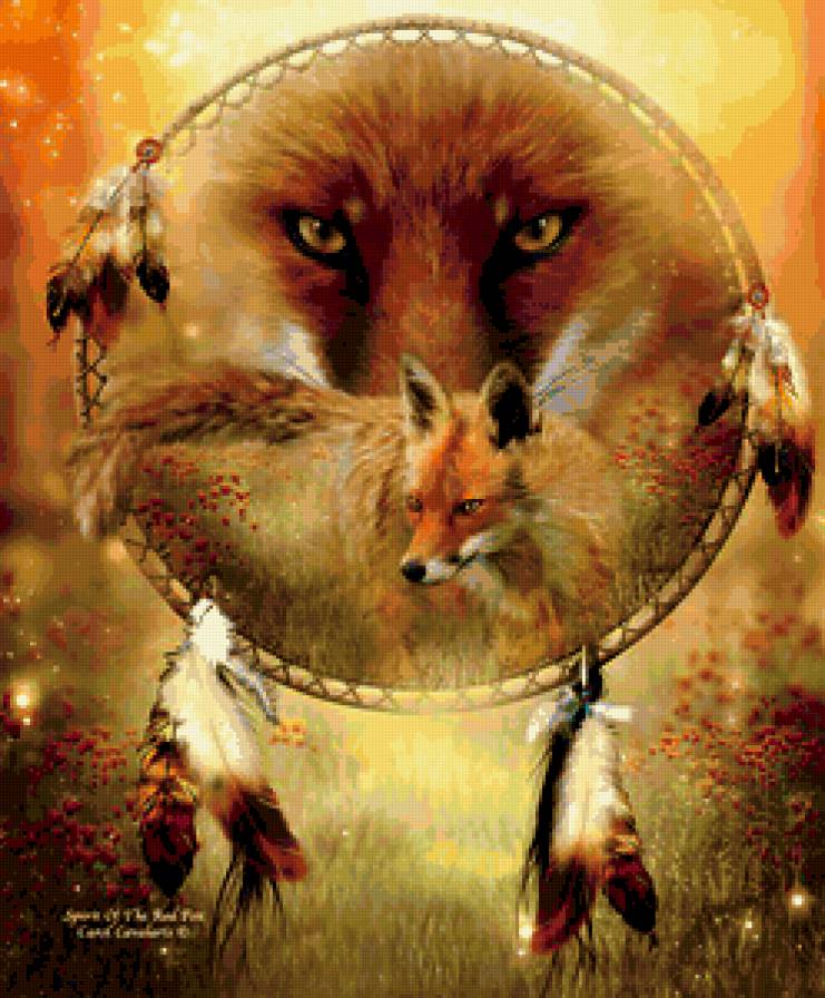 ДИПТИХ   "Две мелодии" - в гармонии с природой, диптих, лиса, животные - предпросмотр