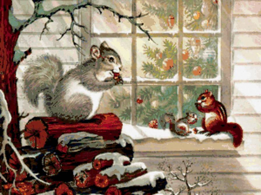 Зимняя сказка - пейзаж - предпросмотр