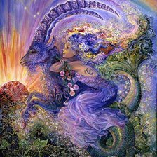 Схема вышивки «козерог»