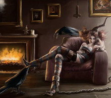 Схема вышивки «домашний арест»