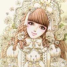 Схема вышивки «Amai hime»