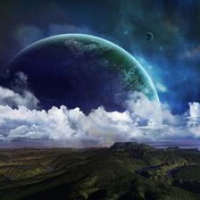 Схема вышивки «космос»