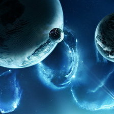 Схема вышивки «неизвестные планеты»