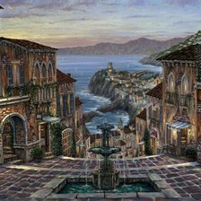 Схема вышивки «kilátás a tengerre»