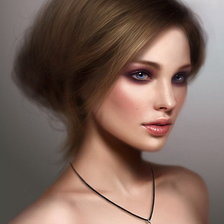 Схема вышивки «Девушка»