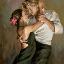 Схема вышивки «tánc»