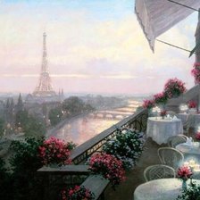 Схема вышивки «párizsi látkép»