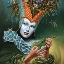 Схема вышивки «virágos bohóc»