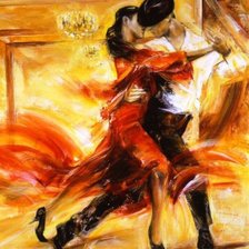 Схема вышивки «latin tánc»