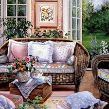 Схема вышивки «Уют»