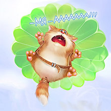 Схема вышивки «Котейка»