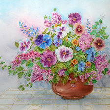 Схема вышивки «букет»