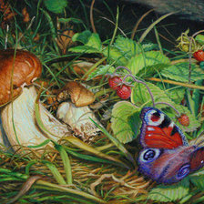 Схема вышивки «в лесу»