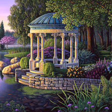 Схема вышивки «беседка»