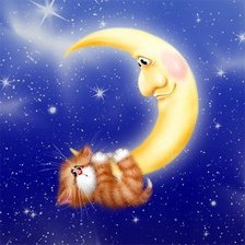 Схема вышивки «Котейка»