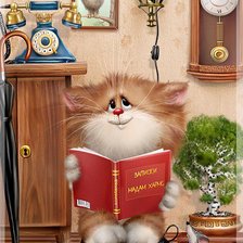 Схема вышивки «Котейка»