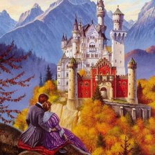 Схема вышивки «романтика»