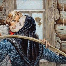 Схема вышивки «у чужого окна»