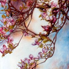 Схема вышивки «женский образ»