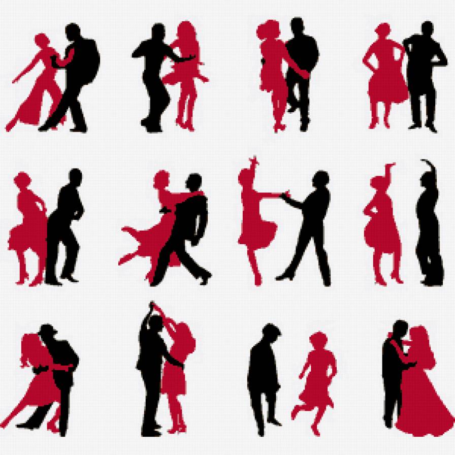 Танцевальные па - она, он, женщина, мужчина, танец - предпросмотр