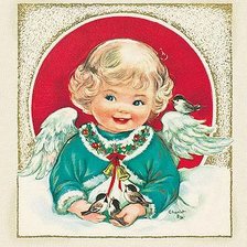 Схема вышивки «Ангелочек»