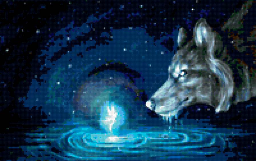 Волк и фея - фэнтези - предпросмотр