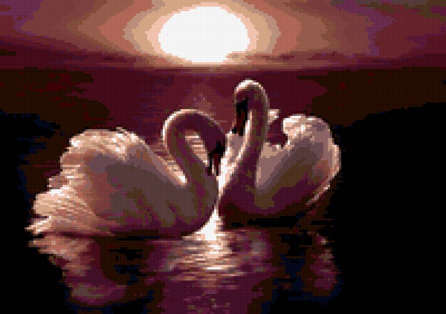 лебеди - любовь - предпросмотр