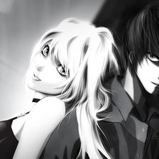 Схема вышивки «Черное и белое»