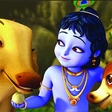 Схема вышивки «кришна пастушок»