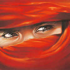 Схема вышивки «Странники пустыни. Он»