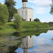 Схема вышивки «храм покрова на нерли»
