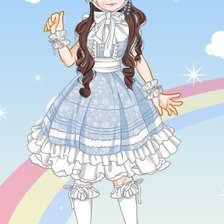 Схема вышивки «Dolls collectoin blue»