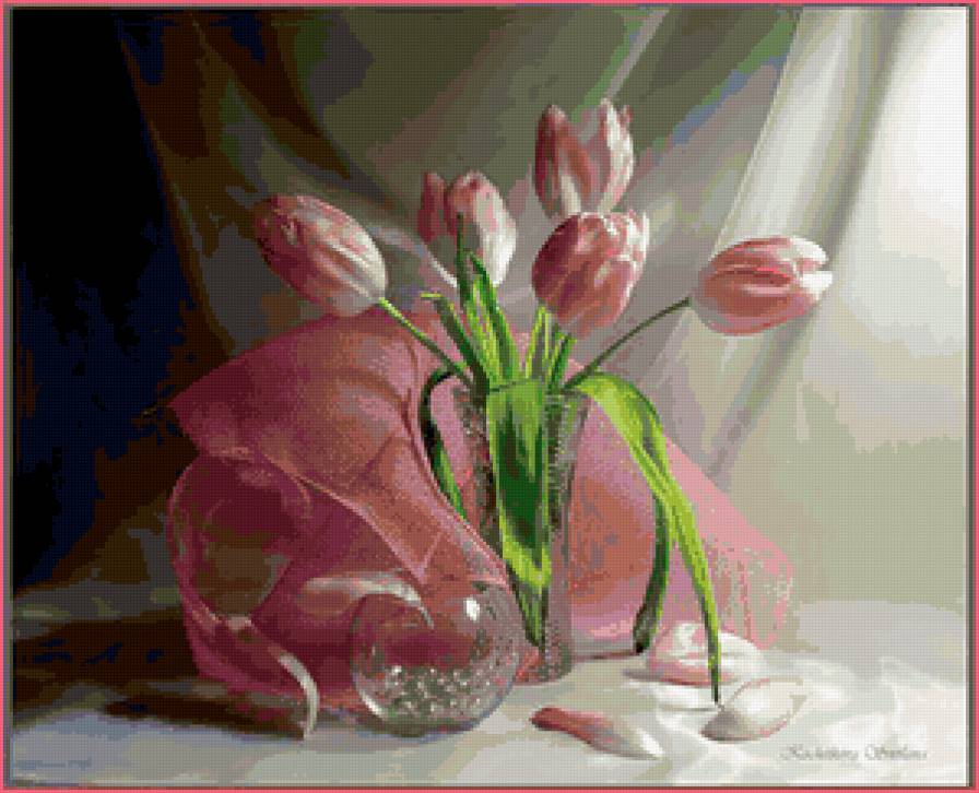 нежность - нежность, весна, тюльпаны, букет, цветы - предпросмотр