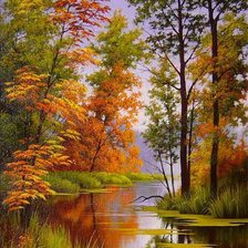 Схема вышивки «осень»