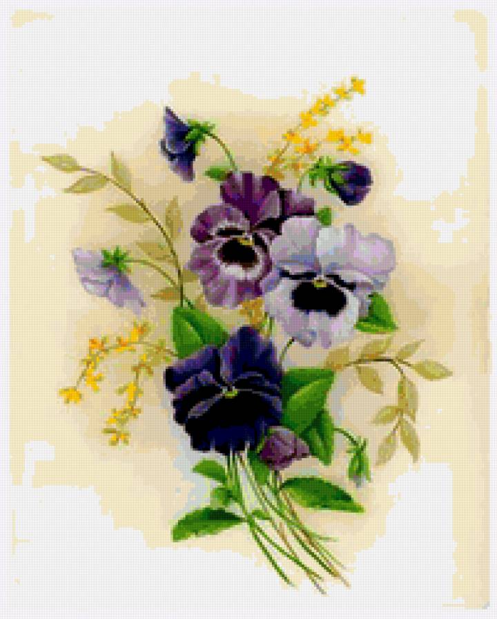 цветы - букет, натюрморт, , романтика, цветы, природа - предпросмотр